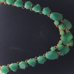 Kate Spade Green and Gold‎ Statement Necklace